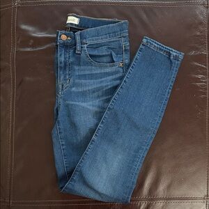 Madewell Dark Blue Skinny Jeans